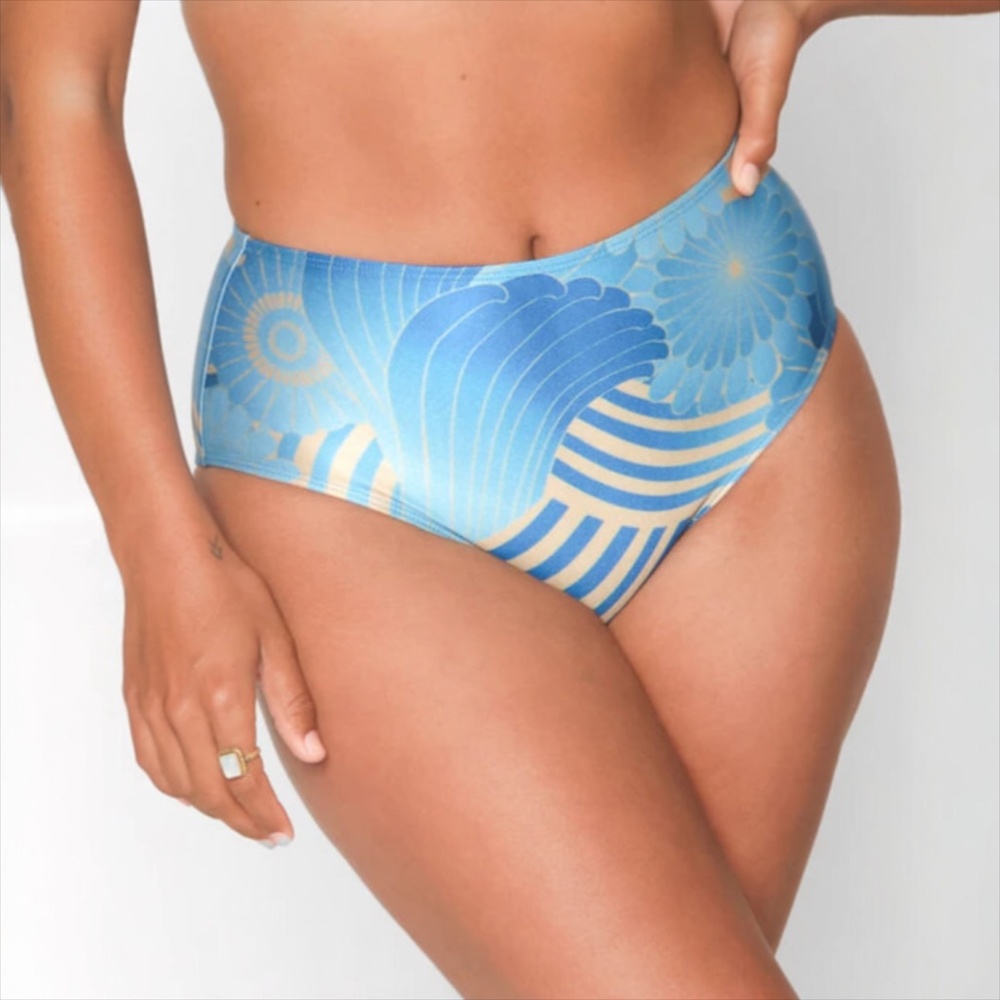 New Seea Soleil Seaflower Bikini Bottoms M